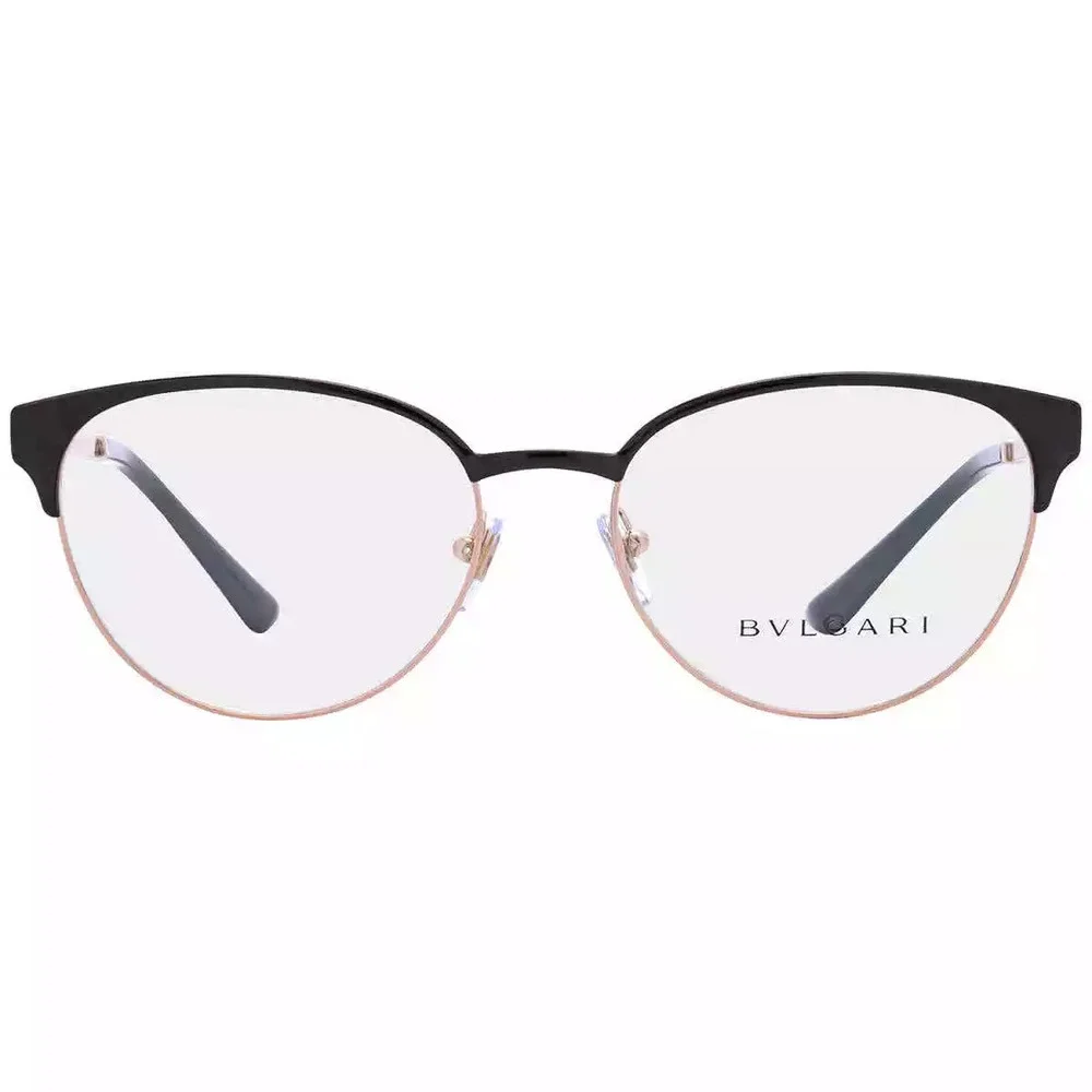 NWT Bvlgari BV2247 Black Gold 54mm Eyeglasses